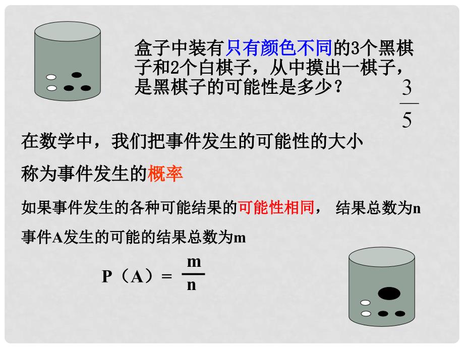 浙江省丽水市缙云县壶滨中学九年级数学下册《2.1 简单事件的概率》课件 浙教版_第2页