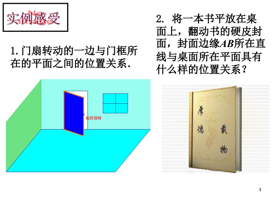 线面平行判断与性质优秀课件_第3页