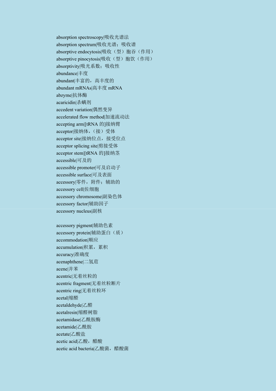 生物英语证书考试(PEC)-分子生物学词汇汇.doc_第2页