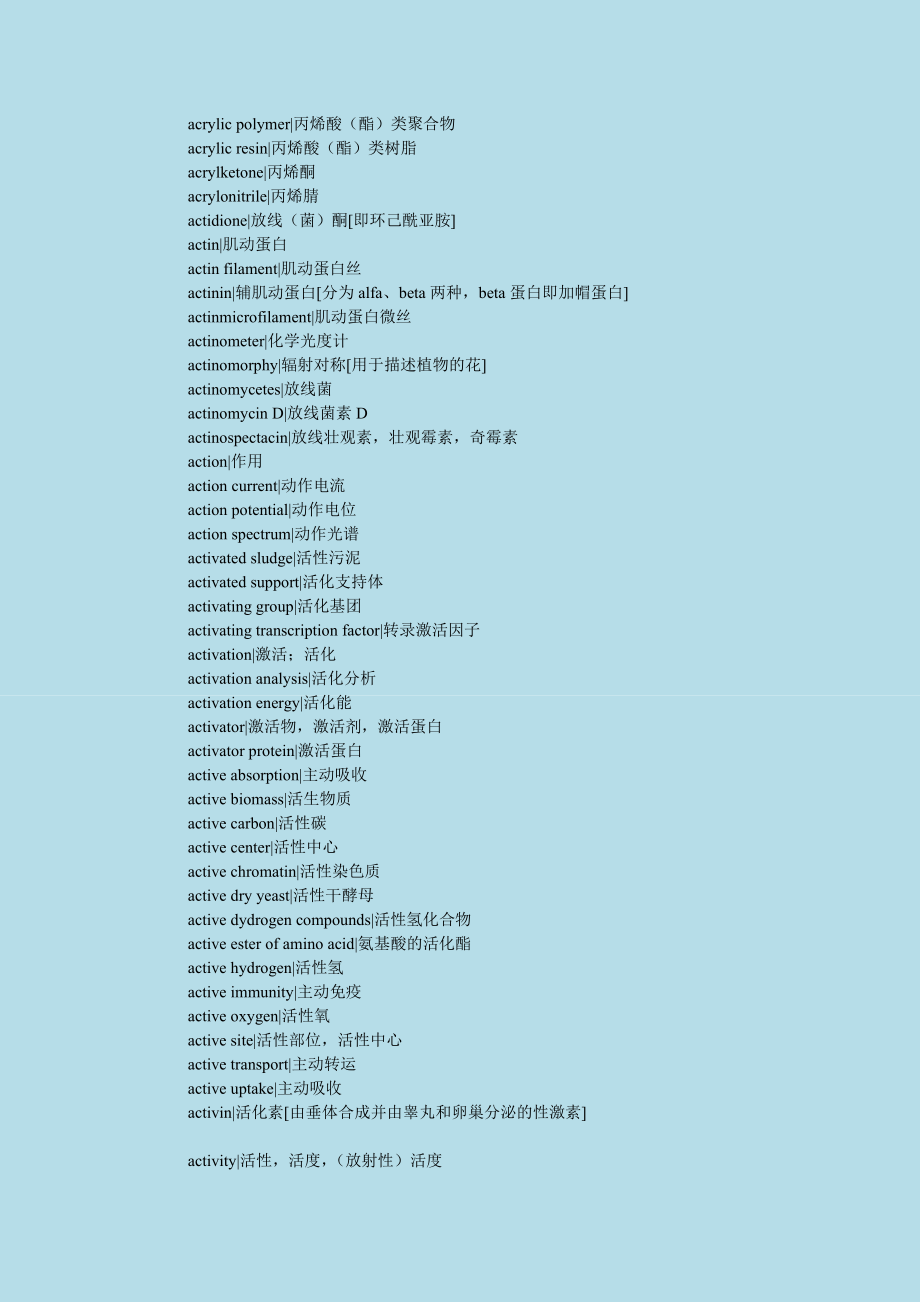 生物英语证书考试(PEC)-分子生物学词汇汇.doc_第5页