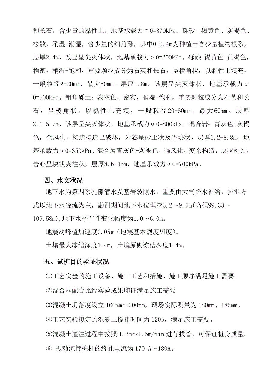 CFG桩试桩总结报告(最终版)_第3页