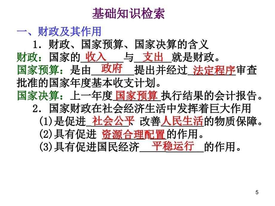 财政与税收PowerPoint_第5页