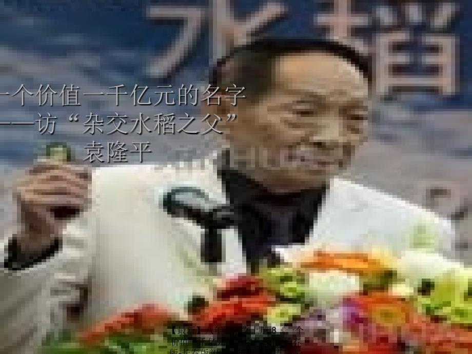 最新八年级语文上册8一个价值一千亿元的名字课件长版长版初中八年级上册语文课件_第1页