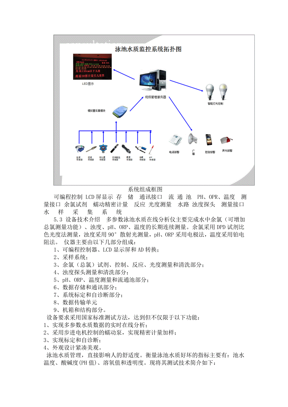 泳池水质智能监控设计方案综述_第4页