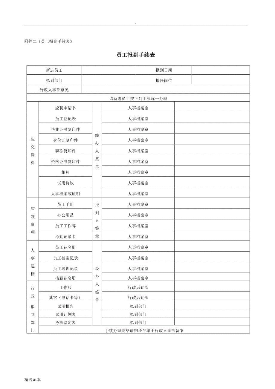 招聘入职管理制度_第5页