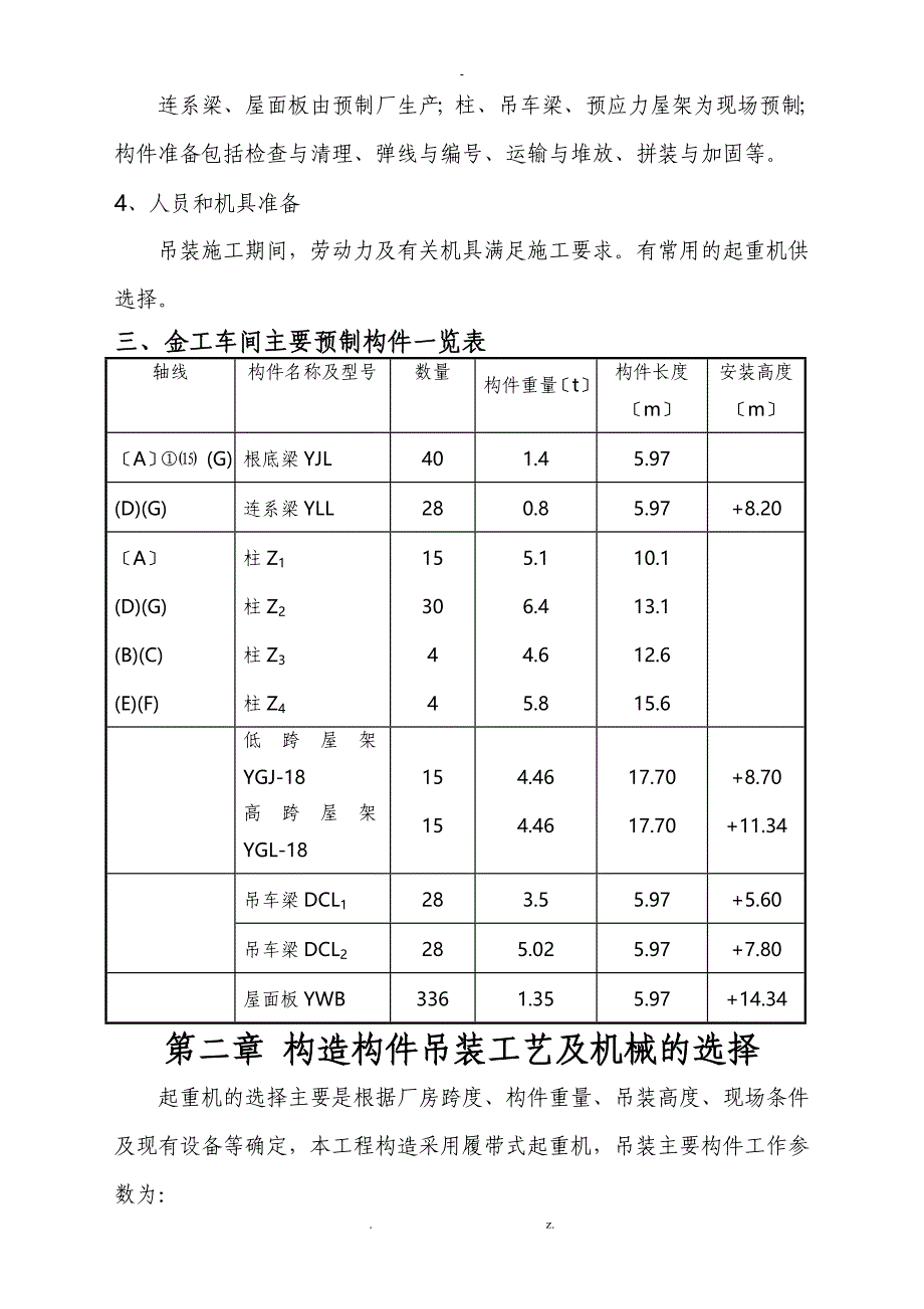 单层工业厂房施工及方案设计_第4页