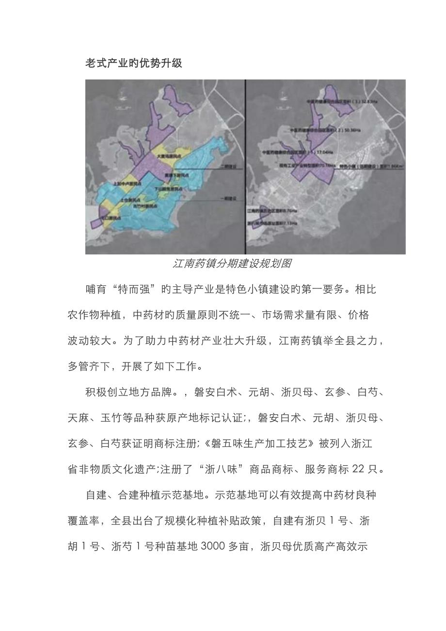 特色小镇案例之江南药镇_第1页