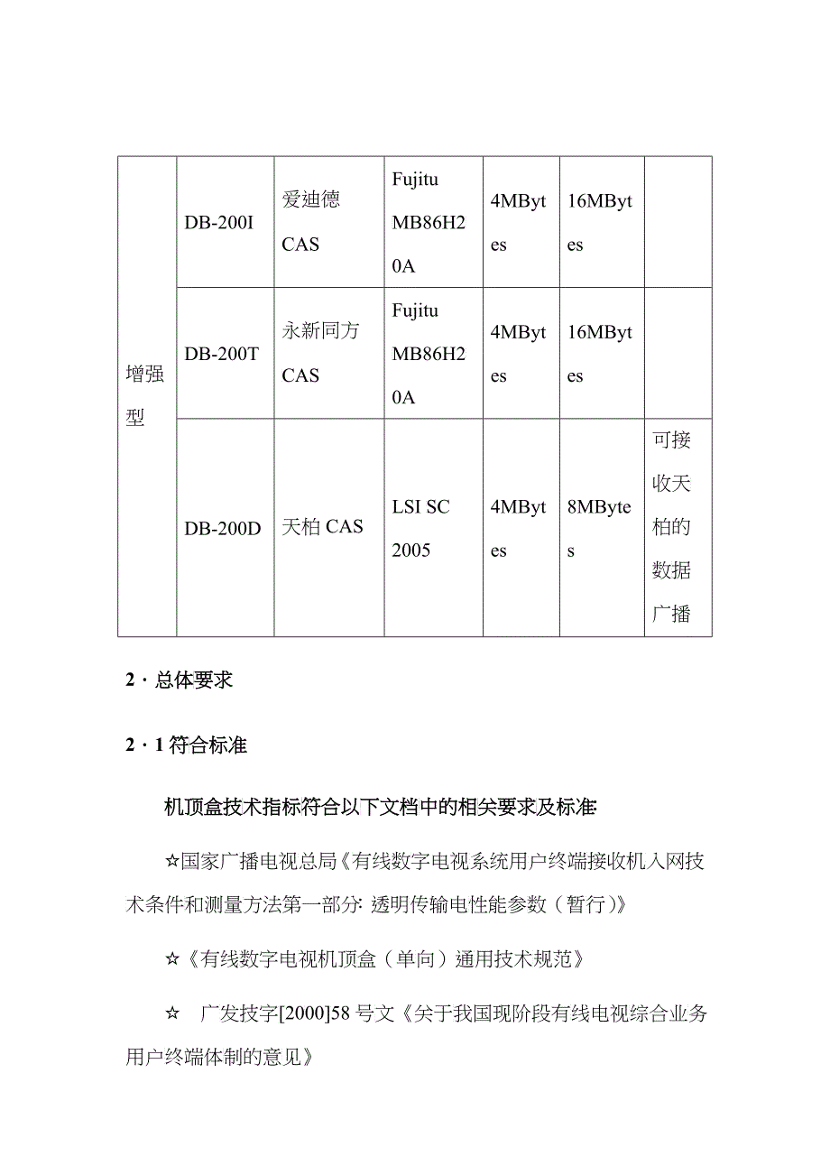 某网络公司数字电视机顶盒招标投标技术标书_第3页