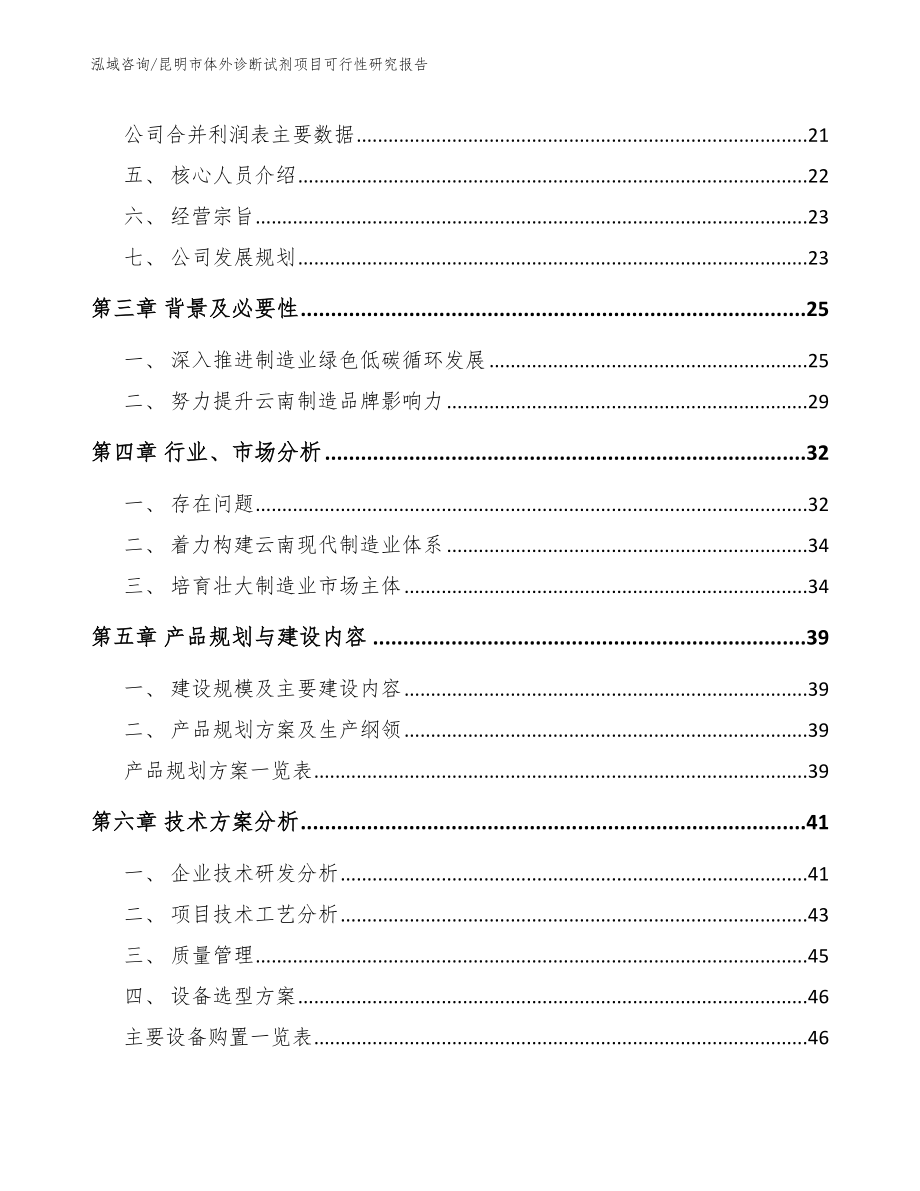 昆明市体外诊断试剂项目可行性研究报告_第3页