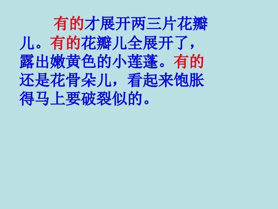 部编版三年级下册语文 3荷花 课件（共28页）_第5页