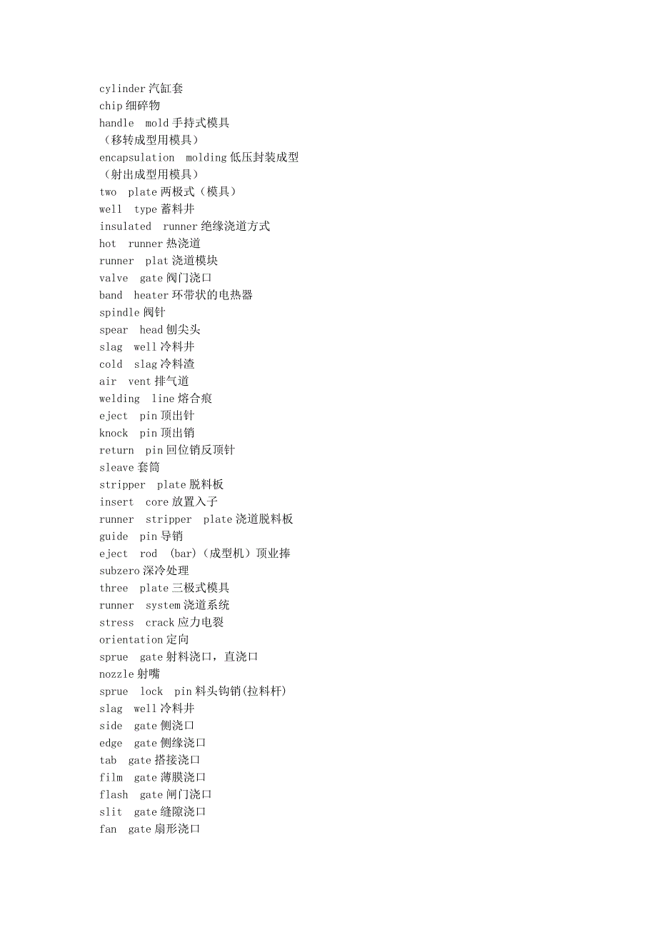 模具专用单词术语.doc_第4页