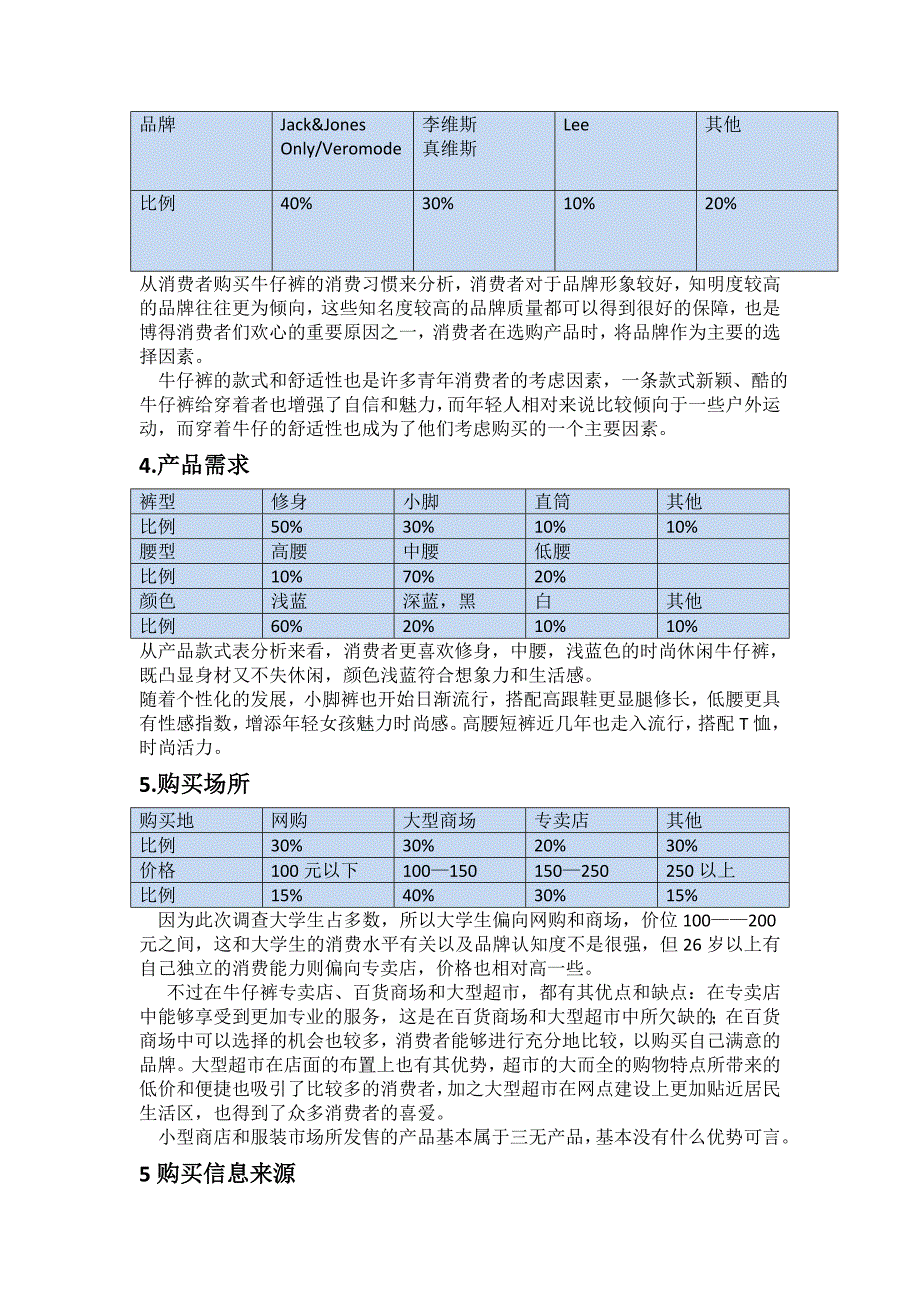 关于牛仔裤的调查报告.doc_第4页