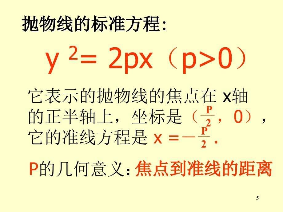 抛物线标准方程（张立平）_第5页