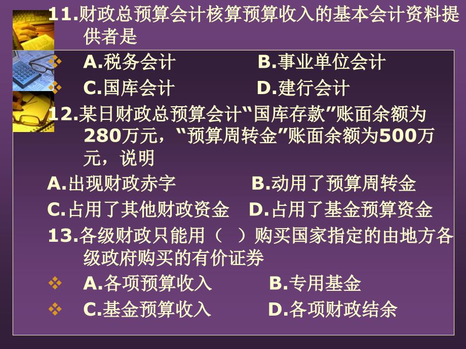 《预算会计复习题》PPT课件_第4页