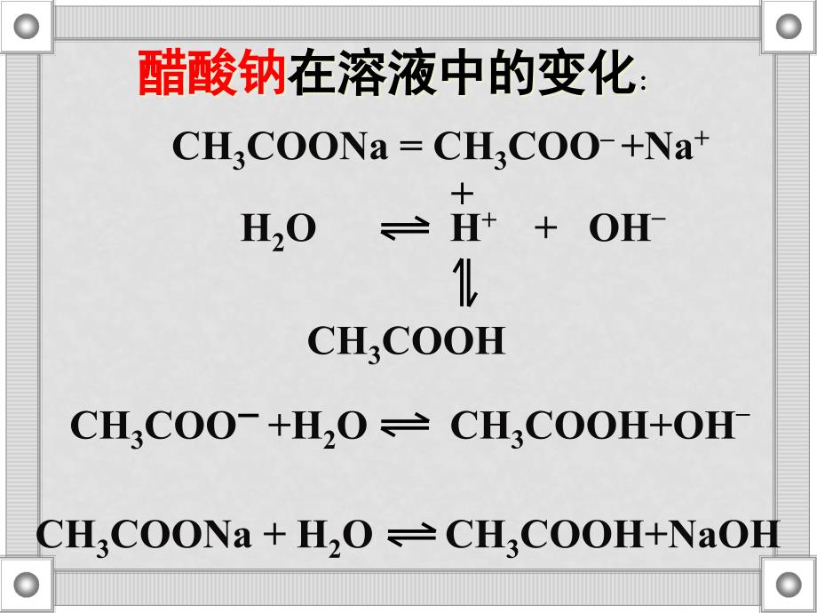 高中化学第一轮复习课件盐类的水解_第4页