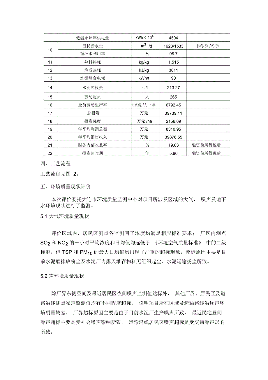 大连永盛水泥制造有限公司t／d新型干法水泥生产线粉煤灰综合利用技改工程环境影响评价报告简本_第4页