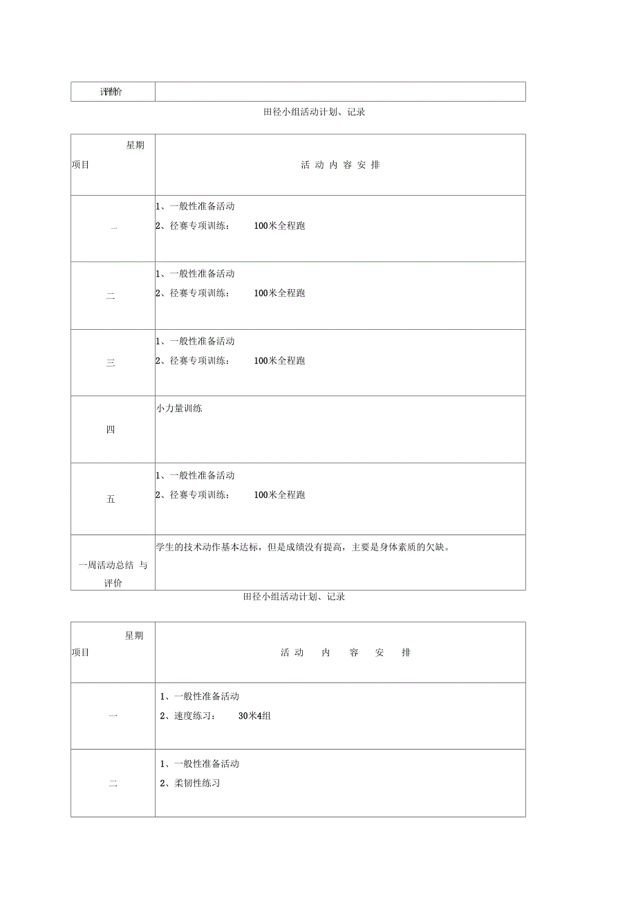 田径兴趣小组活动记录_第3页