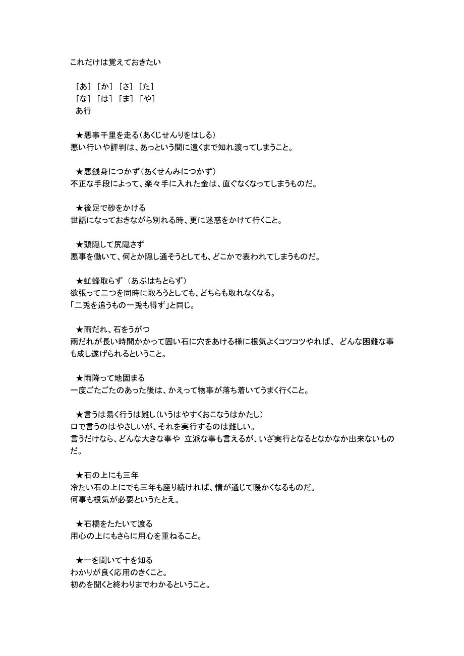 日本谚语(按五十音图序).doc_第1页