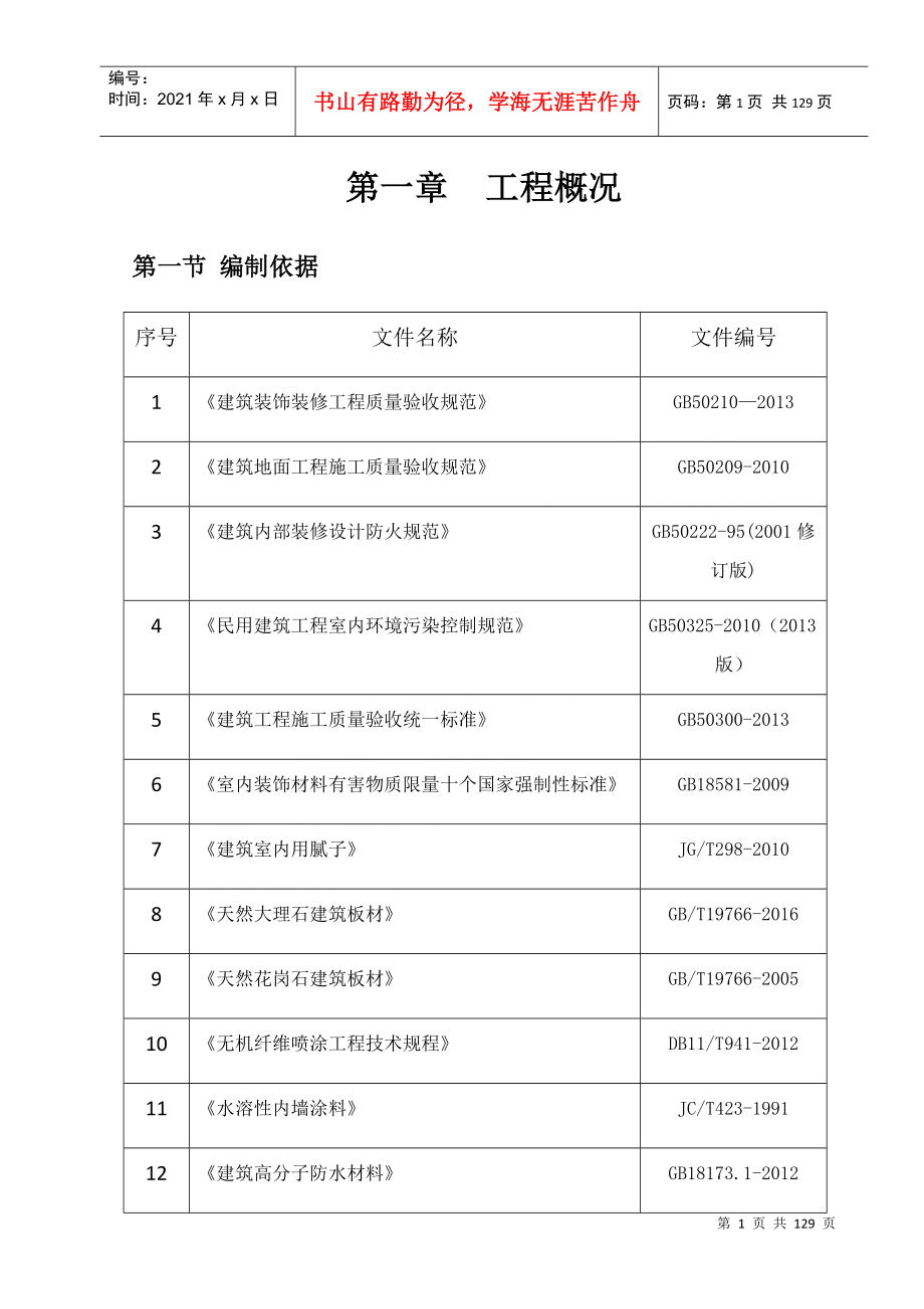 建筑装饰装修施工方案_第2页