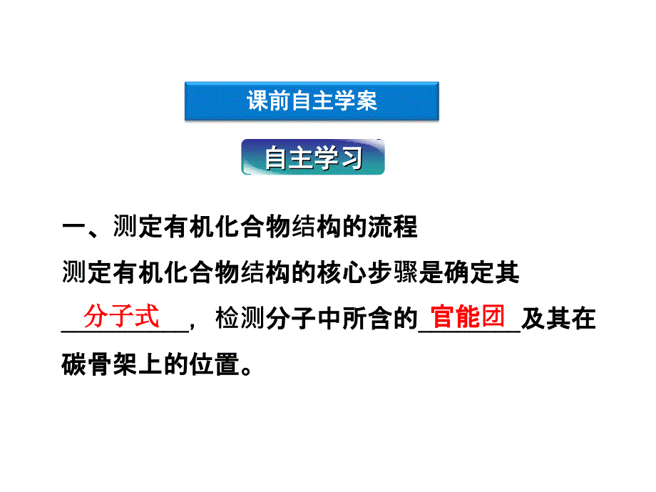 有机化合物结构的测定ppt课件_第3页