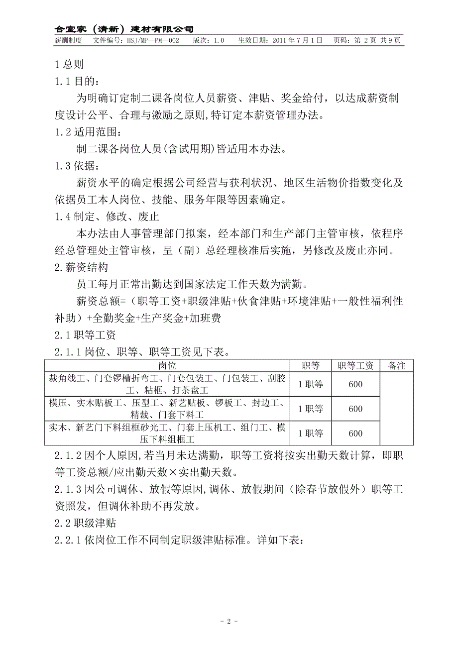 PM02 制二课薪资管理办法.doc_第2页