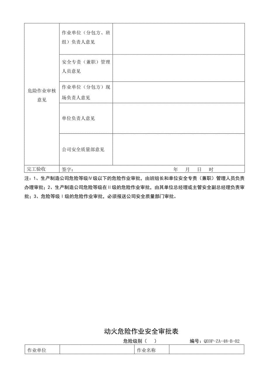 危险作业安全审批管理制度_第5页