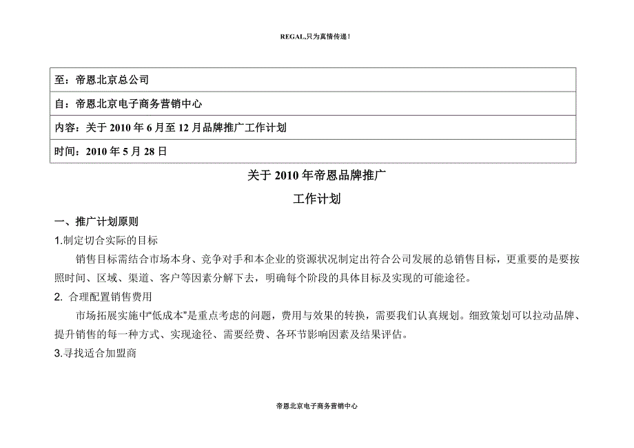 最全蒂恩2010下半年推广方案_第1页