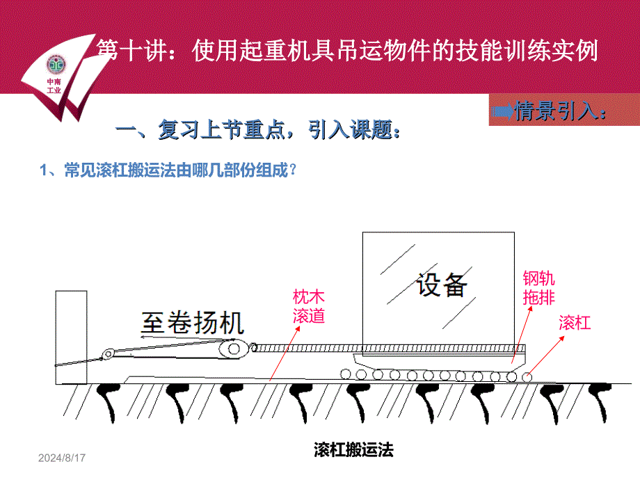 起重与吊装滚杠搬运法_第3页