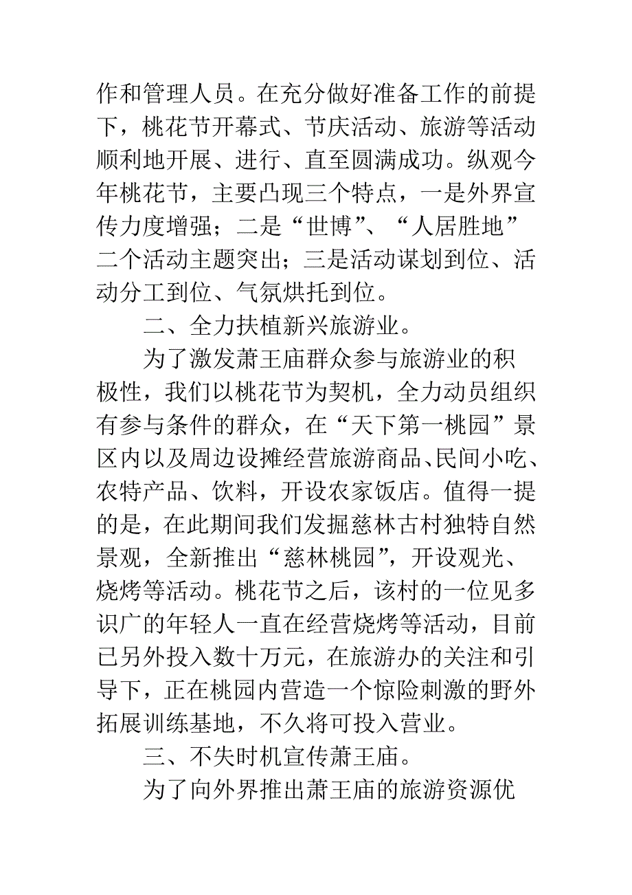 20XX年旅游工作半年总结.docx_第2页