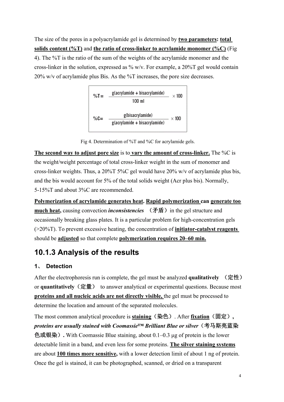 电泳(打印)Chapter10Protein Electrophoresis.doc_第4页