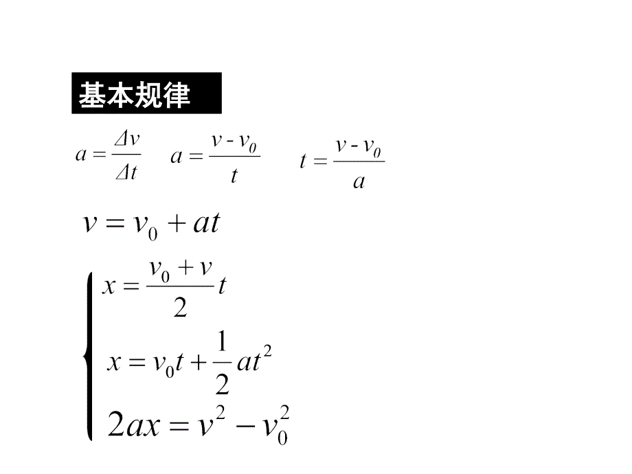 匀变速直线运动的研究复习_第2页