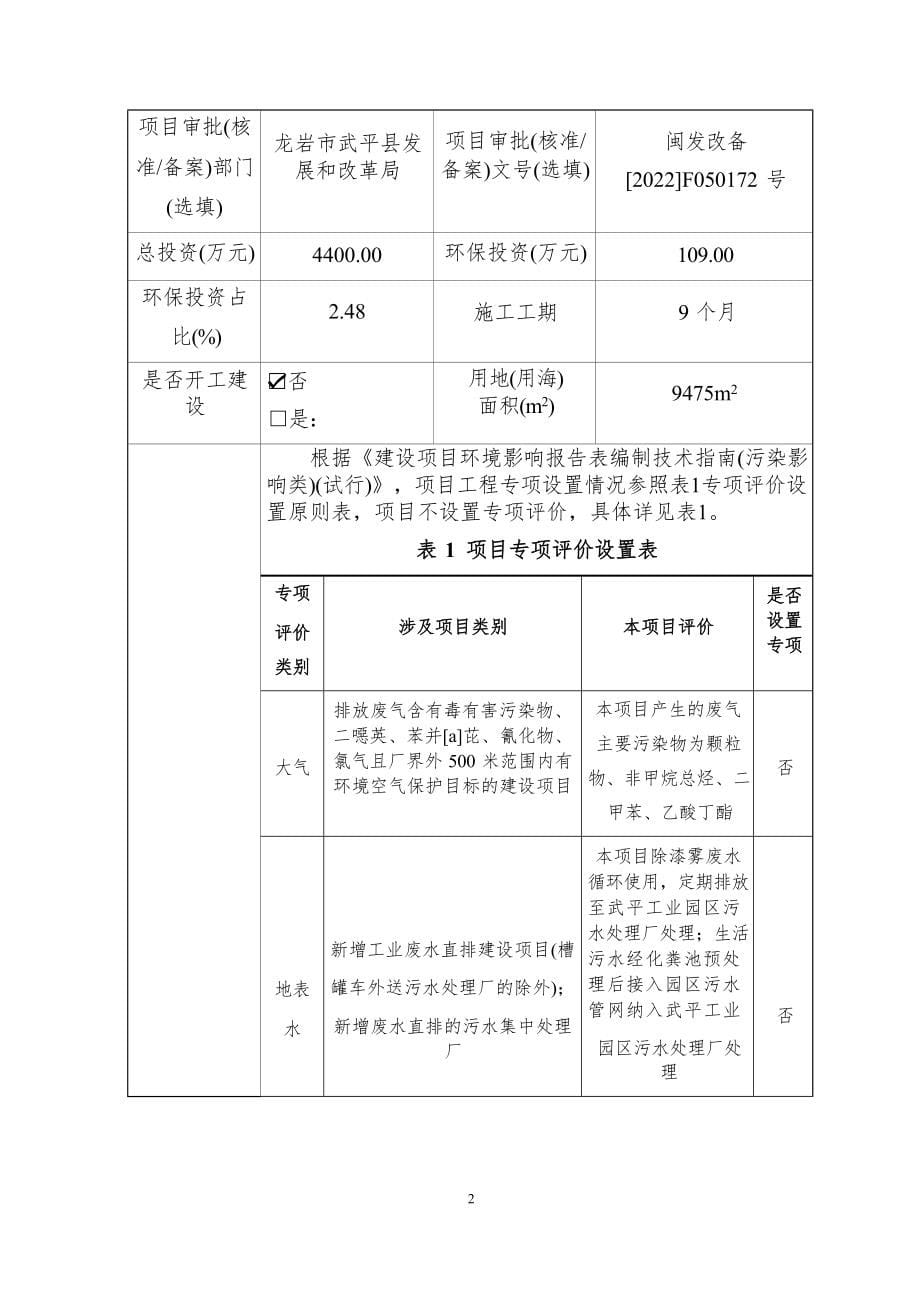 福建省闽业设备制造有限公司年产100台立铭高速曲面印刷机生产项目环境影响报告.docx_第5页