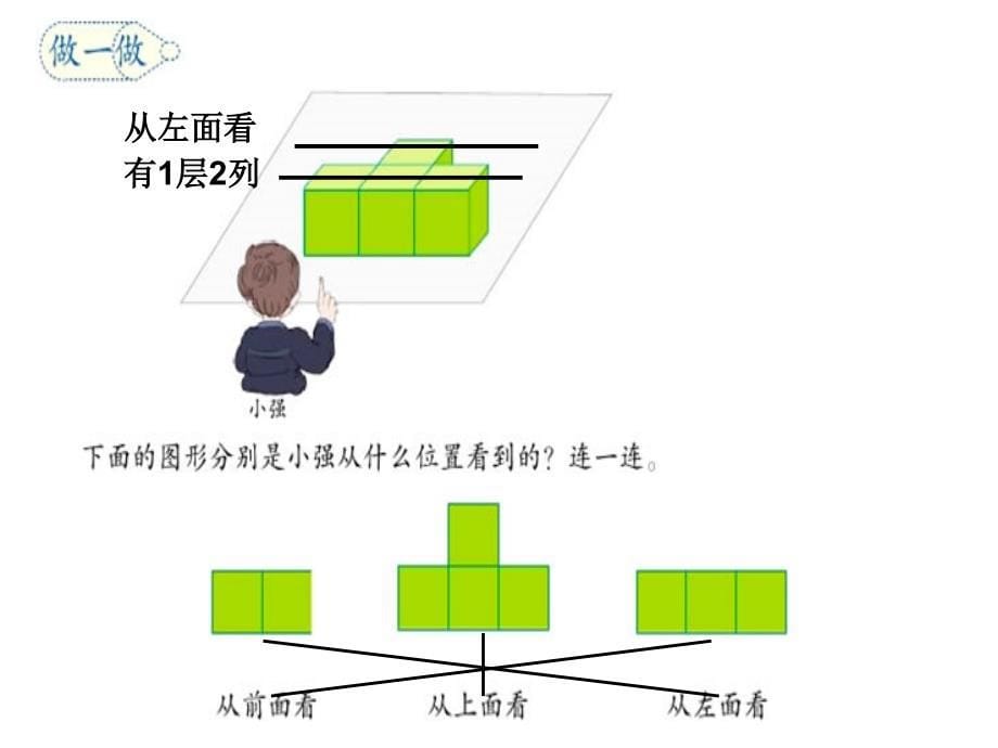 人教版四年级下册数学观察物体2_第5页