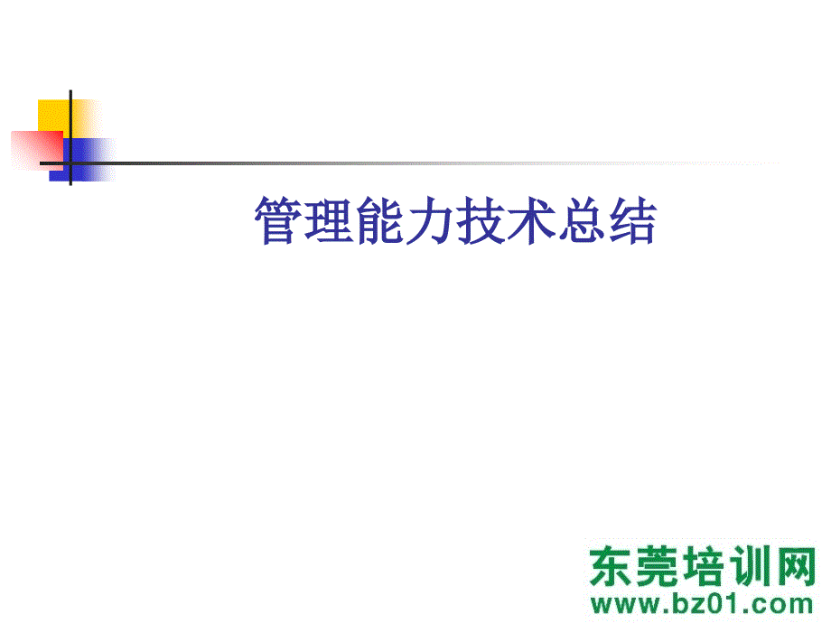 管理能力技术总结课件_第3页