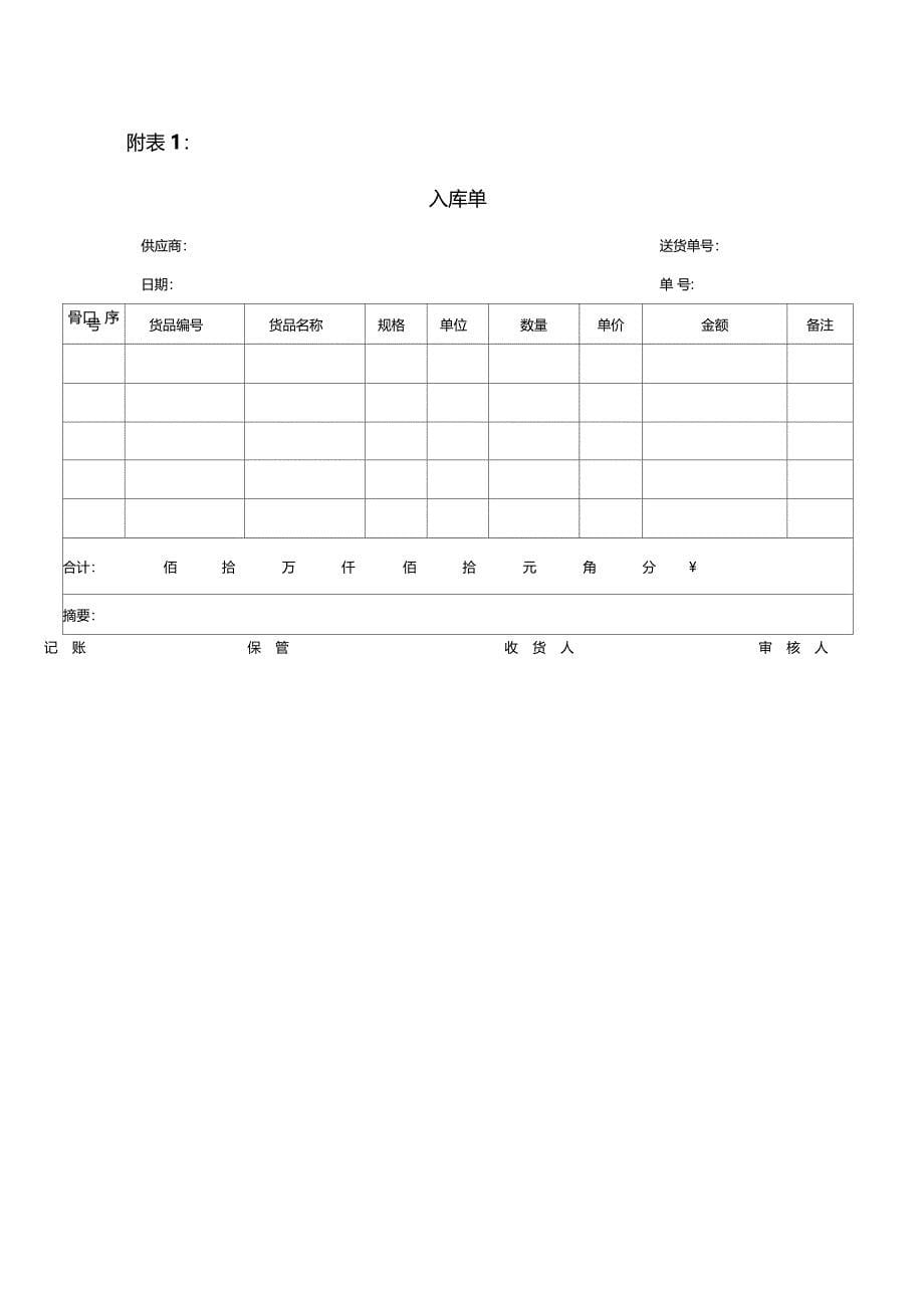 酒水礼品管理办法_第5页