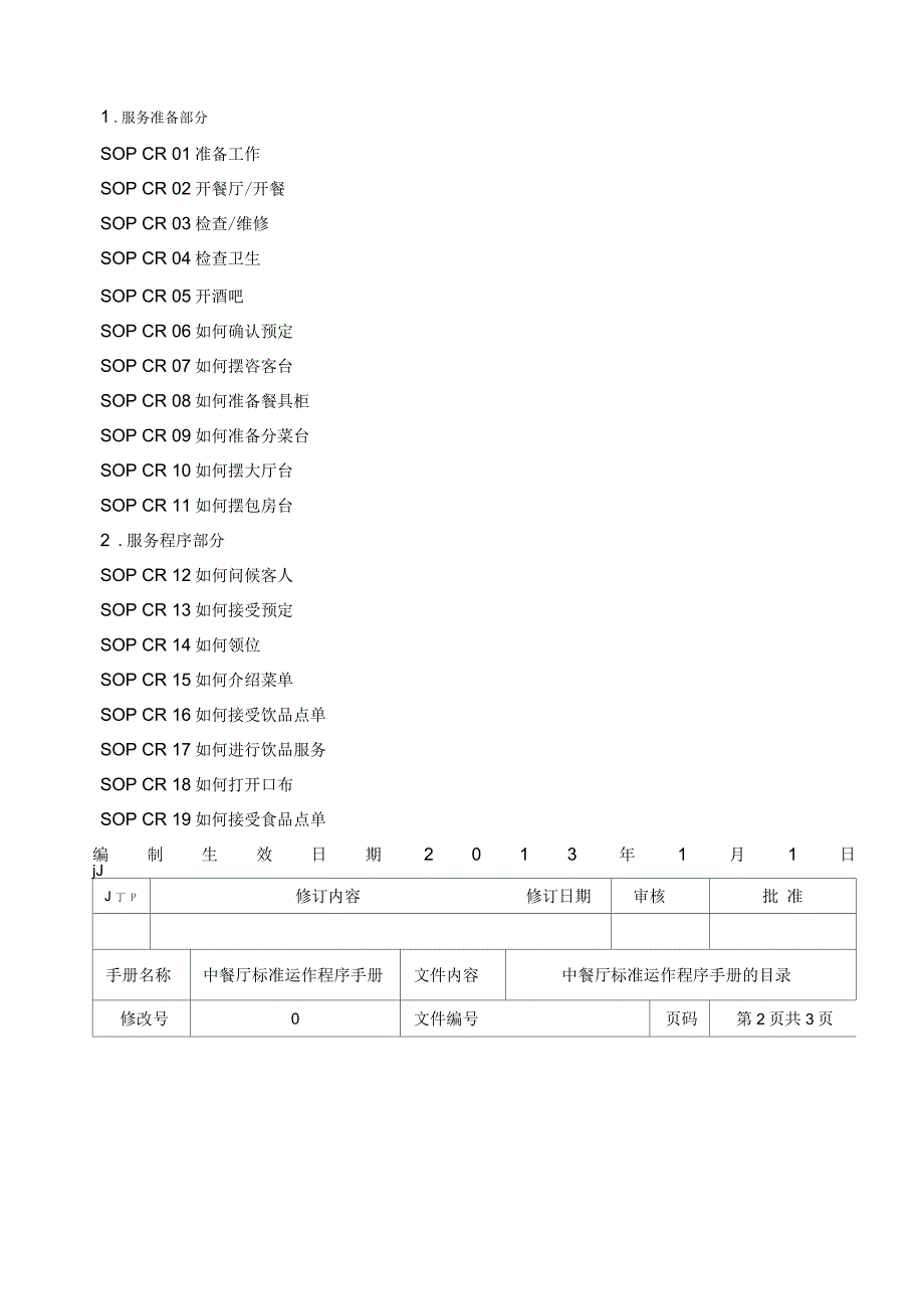 中餐厅标准运作程序手册_第2页