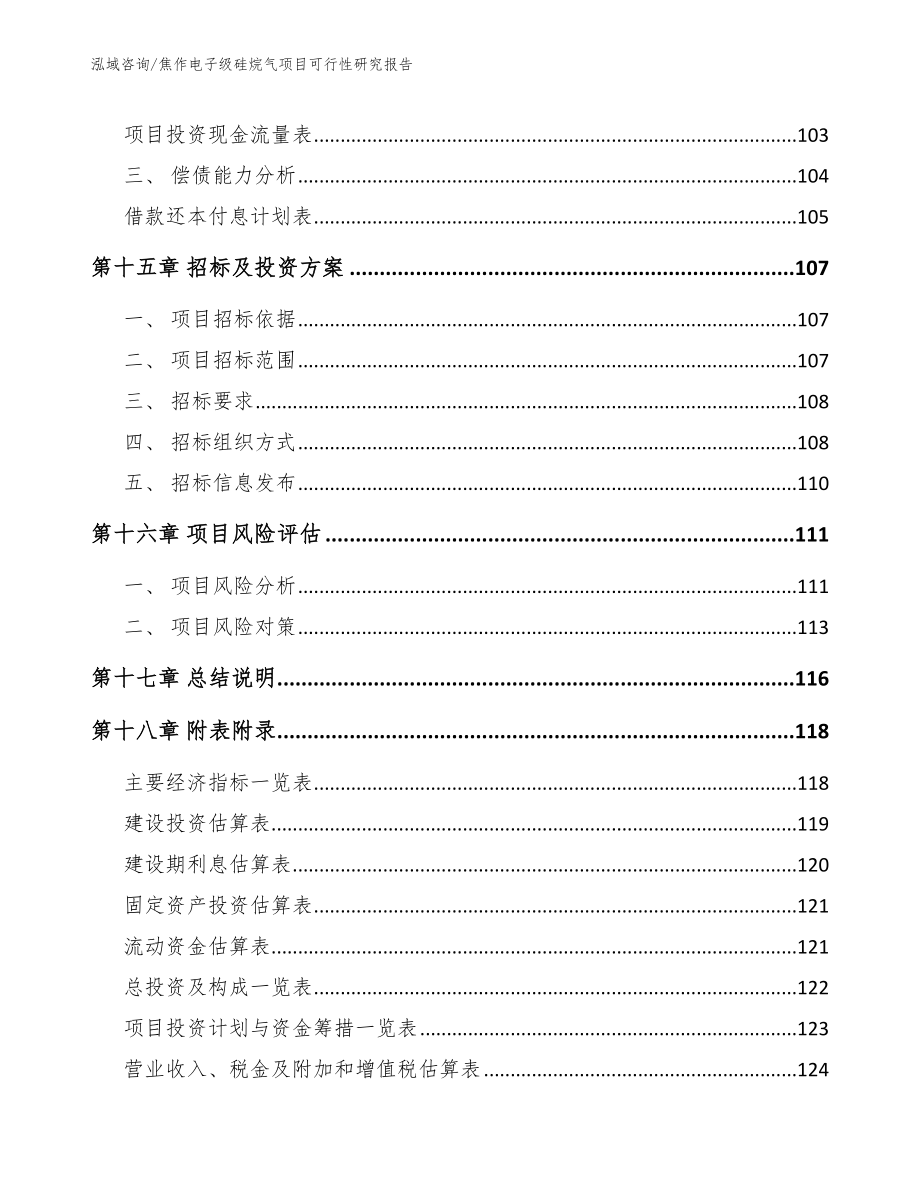 焦作电子级硅烷气项目可行性研究报告_范文_第5页