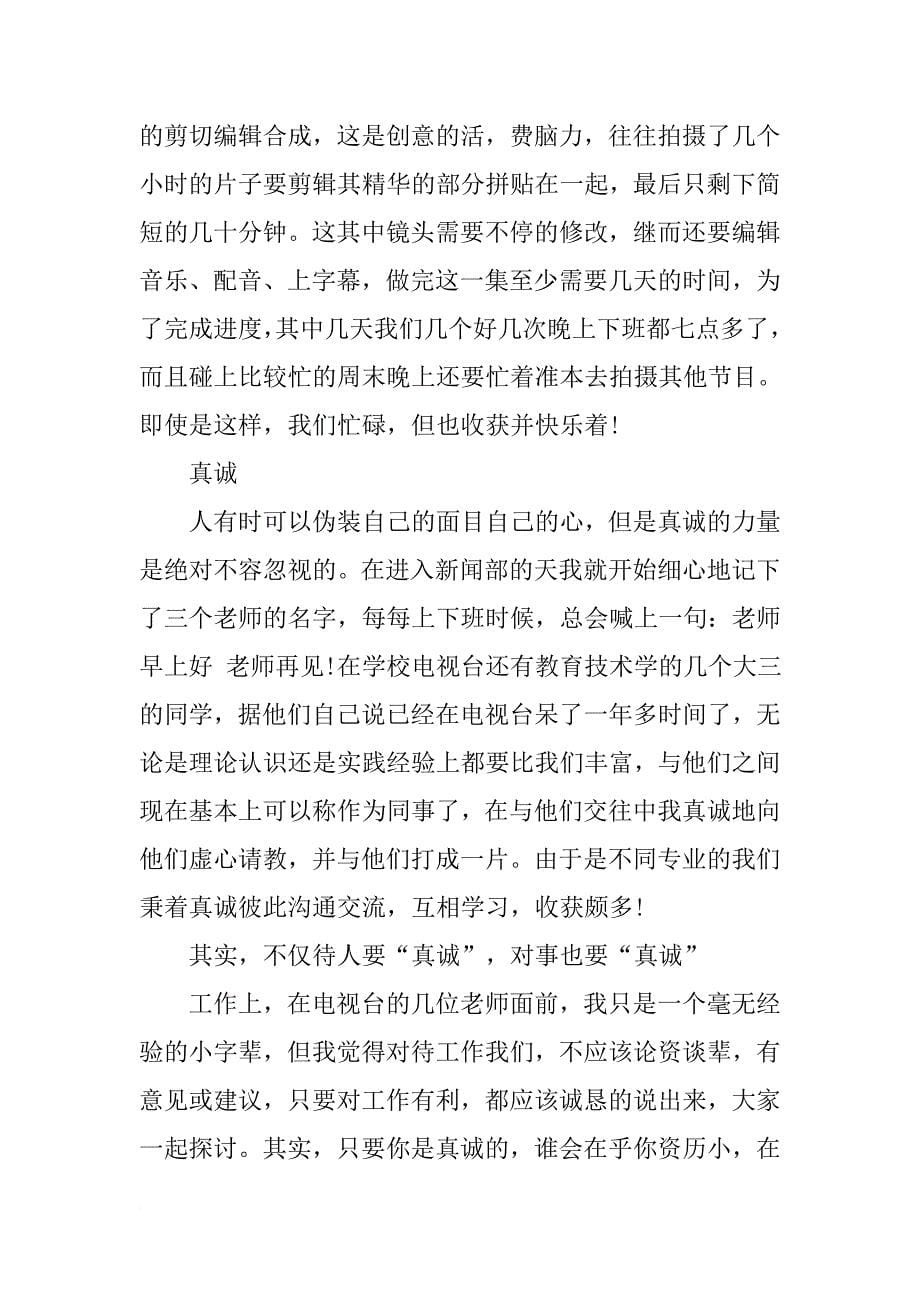 XX电视台实习报告XX字_第5页