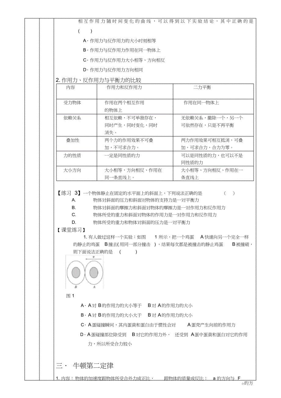 牛顿三大定律复习_第5页