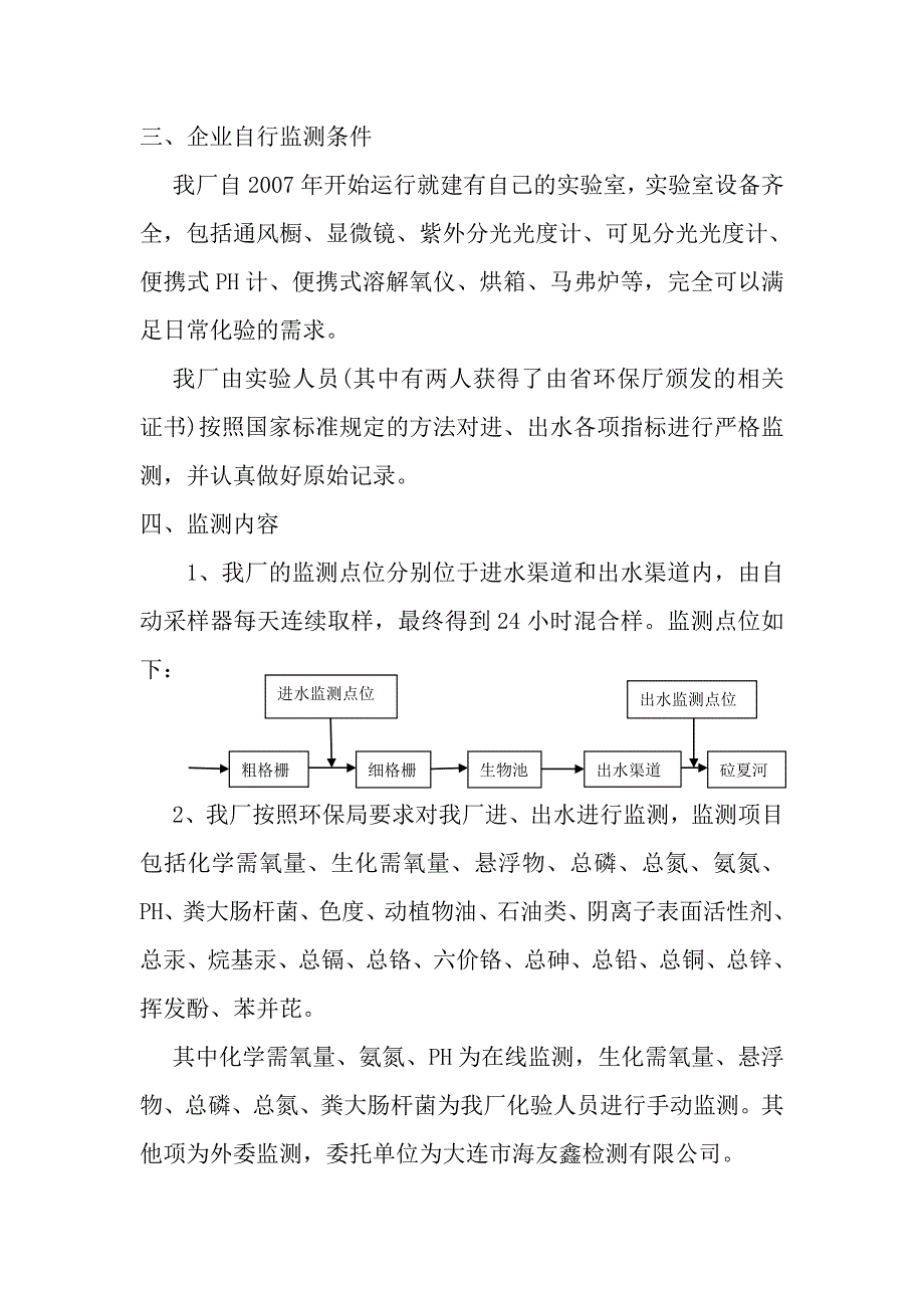 教育资料（2021-2022年收藏的）自行监测方案(4)_第2页