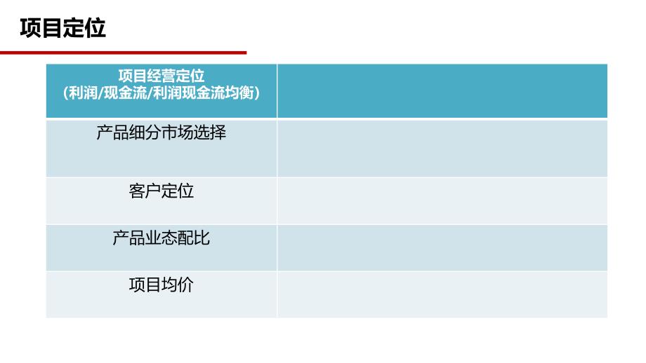 房地产项目经营分析模板_第2页