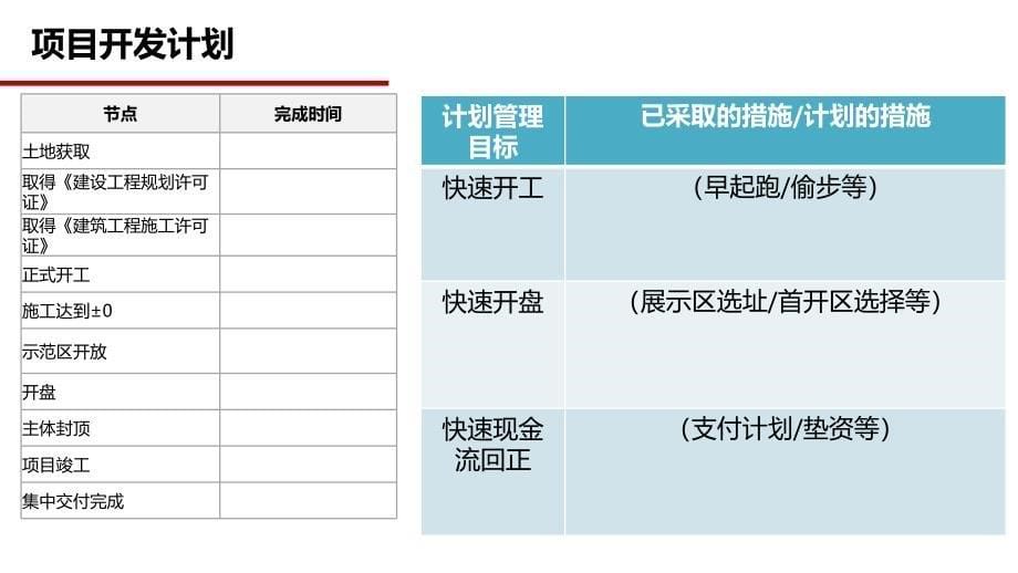 房地产项目经营分析模板_第5页