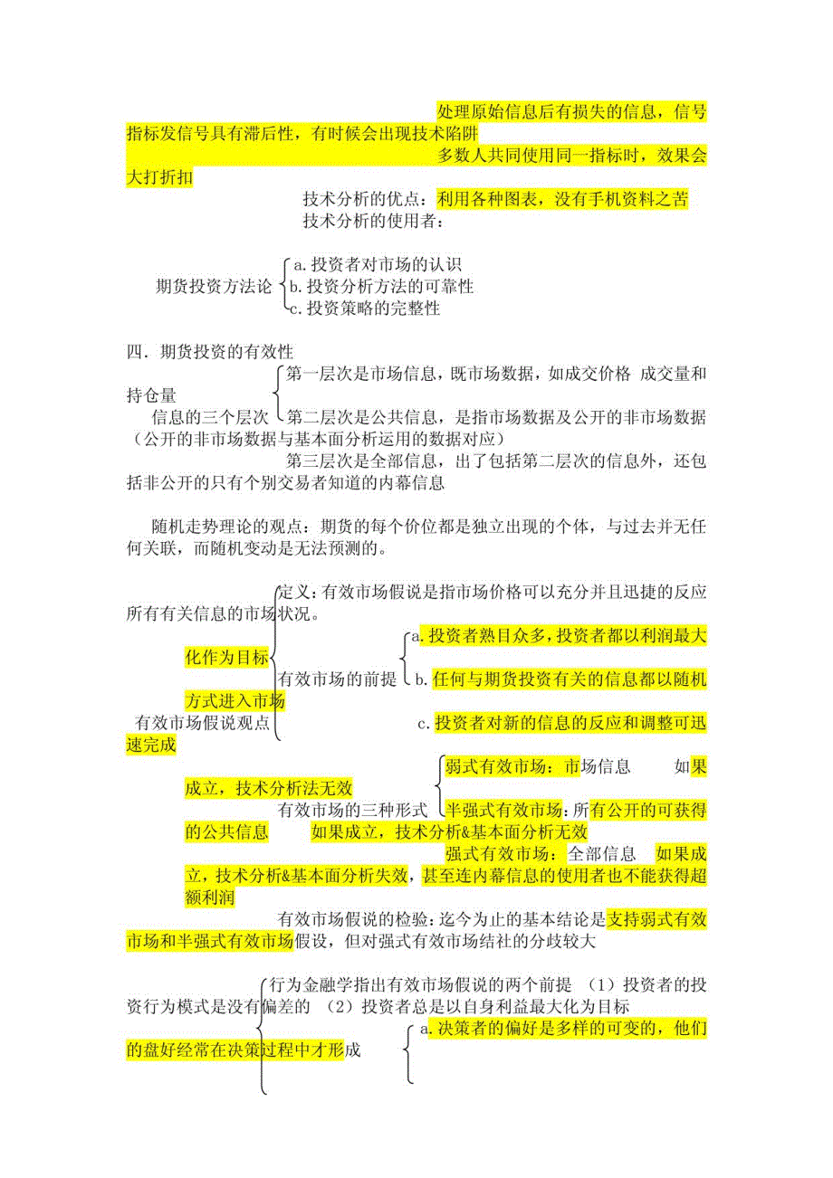 期货投资分析考试重点5_第4页