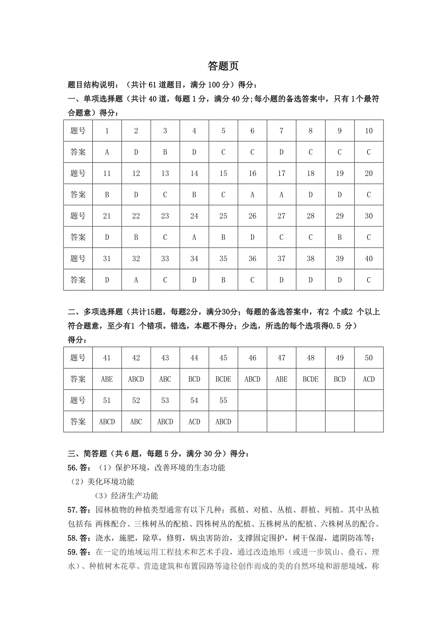 园林入职考试题目答案_第5页