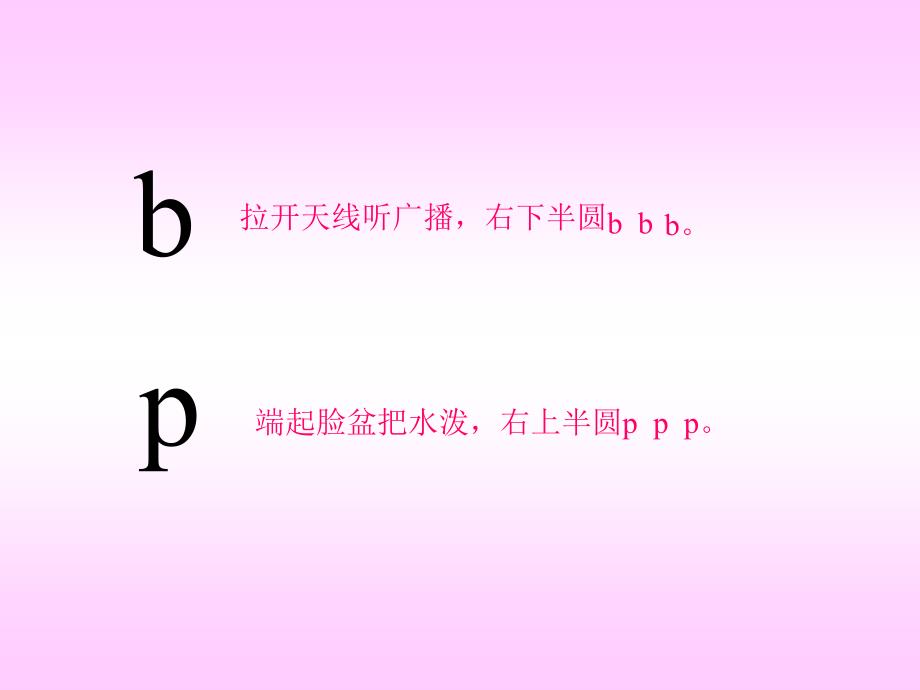 人教版小学语文一年级上册《bpmf》PPT课件_第4页