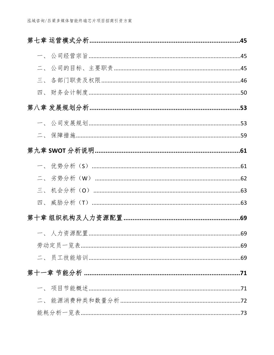 吕梁多媒体智能终端芯片项目招商引资方案参考范文_第4页