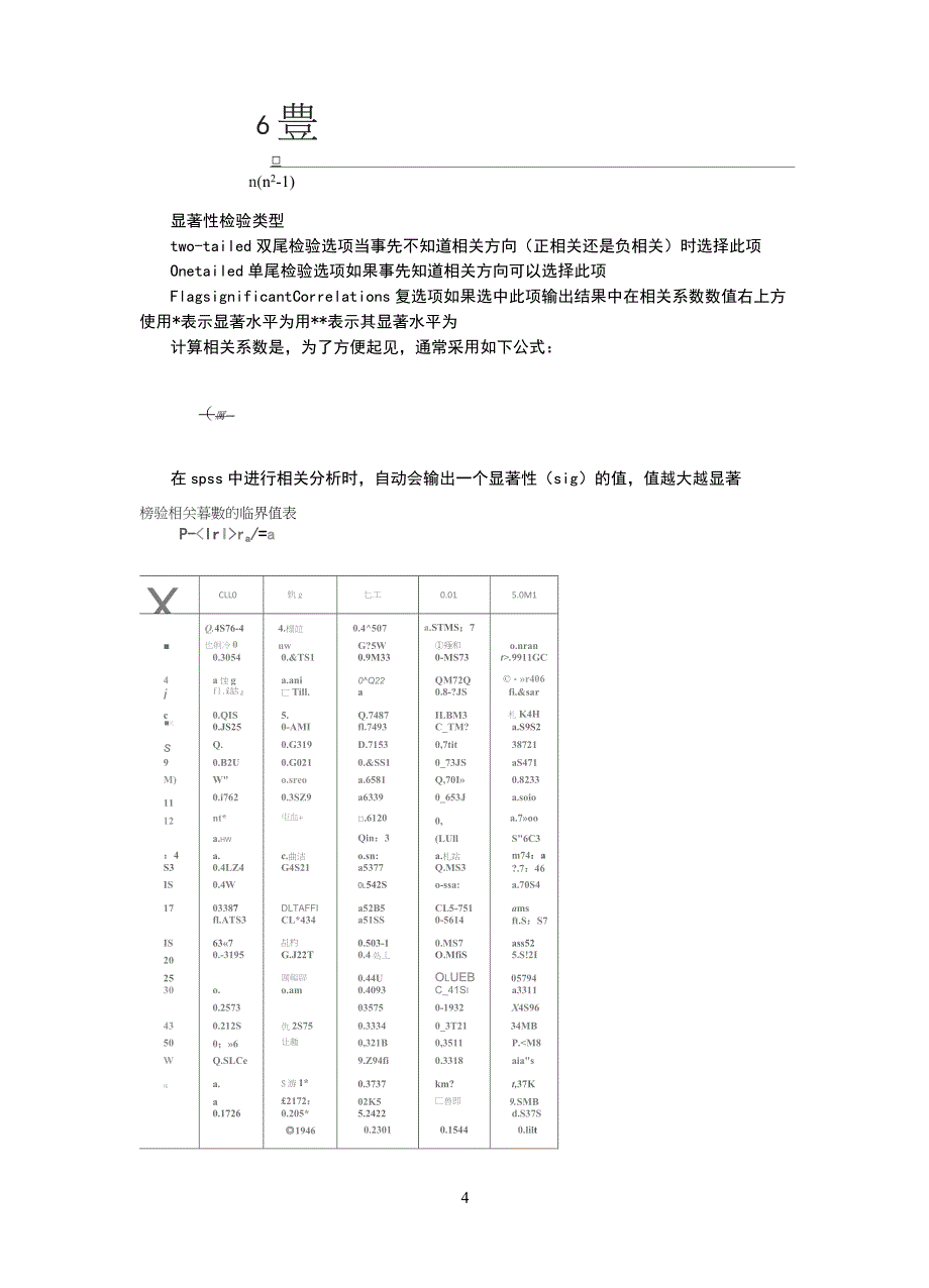 SPSS中的相关分析及假设检验_第4页