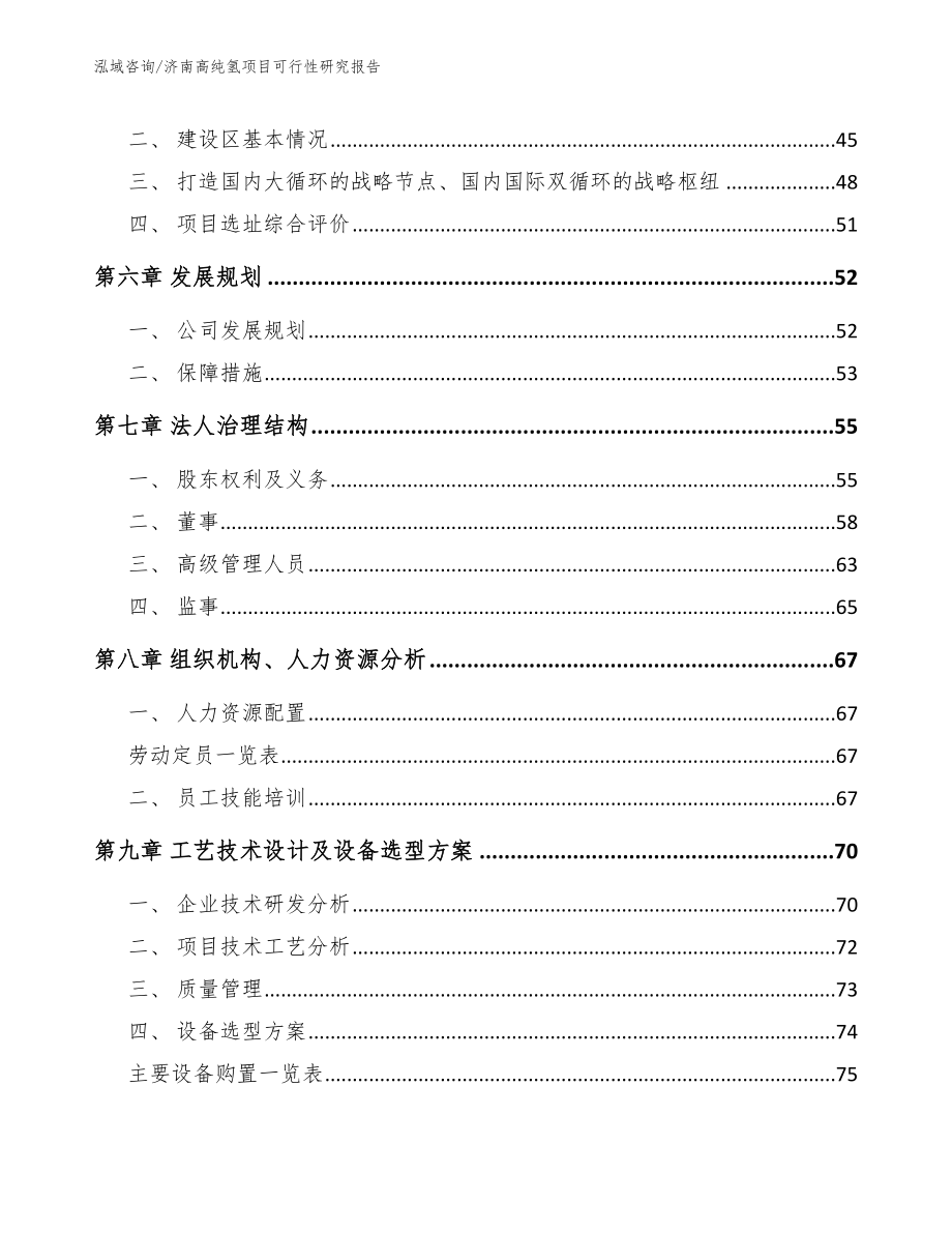 济南高纯氢项目可行性研究报告【范文模板】_第4页