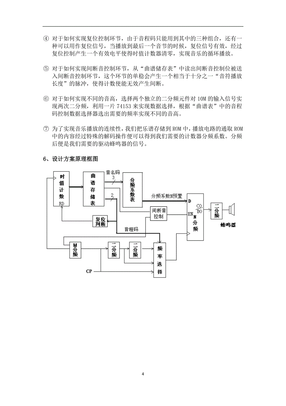 基于FPGA的音乐播放控制电路设计_第4页