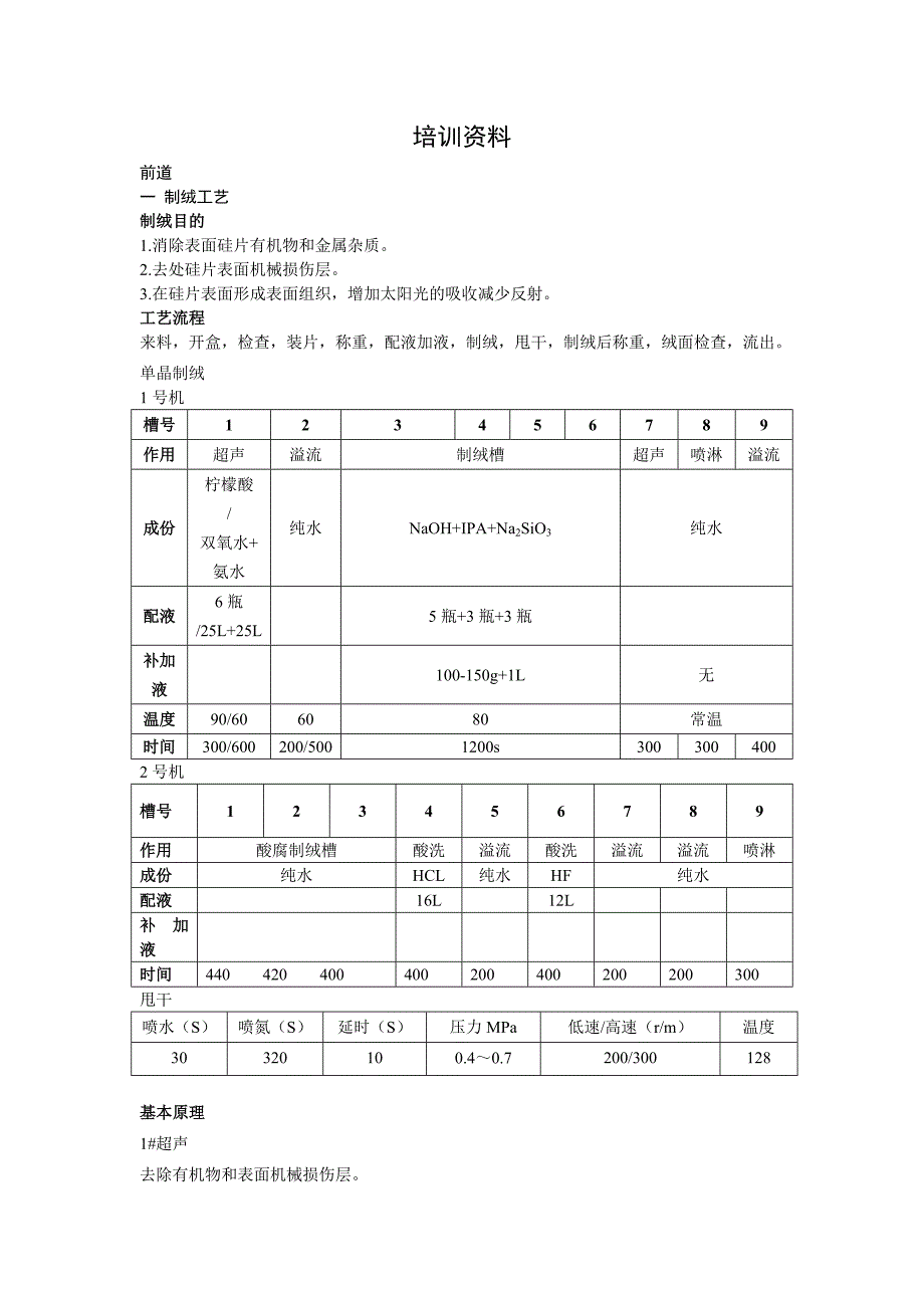 电池片全工序基础工艺培训资料_第1页